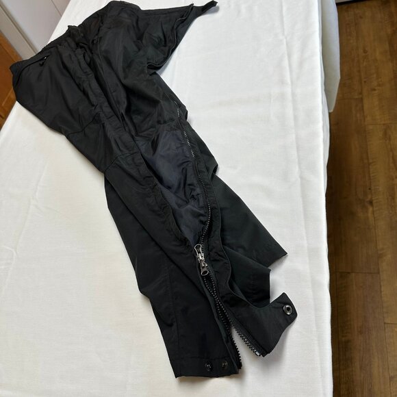 REI Womens E1 Elements Black Snow Pants Size 14 Side Zip Ski Snowboard Rain - Picture 10 of 12